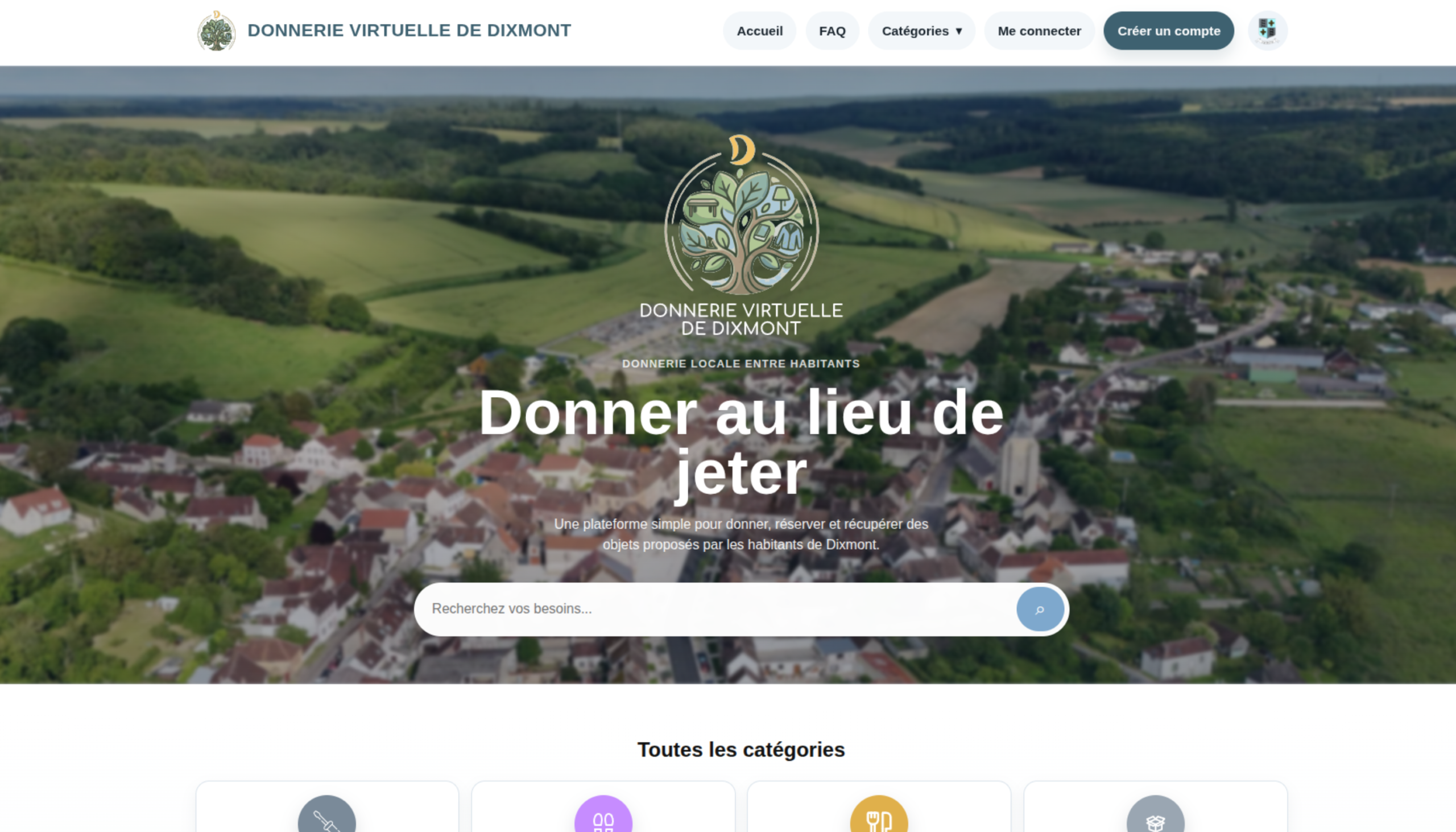 La donnerie virtuelle de Dixmont est ouverte !