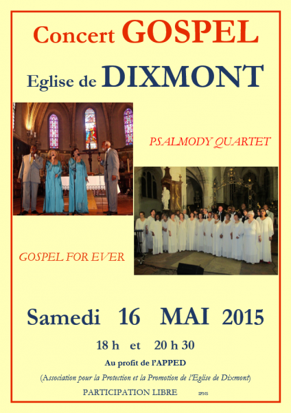 affiche gospel
